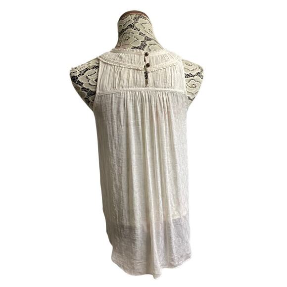 Maeve by Anthropologie sleeveless top beige size 0 - Picture 3 of 7